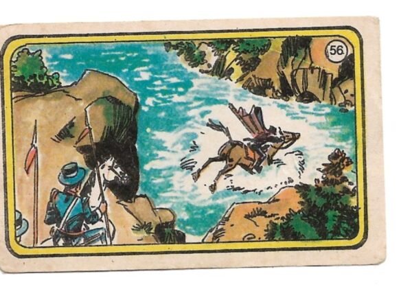 FIGURITA EL ZORRO 1977 N°56