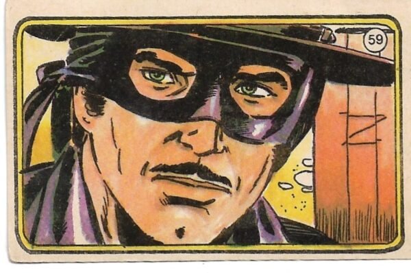 FIGURITA EL ZORRO 1977 N°59