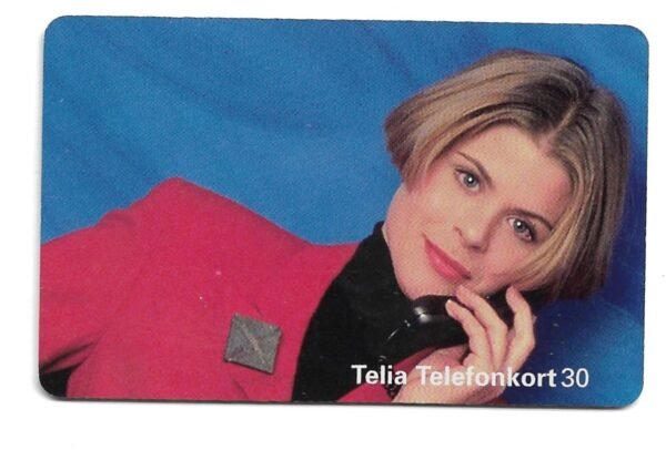 TARJETA TELEFONICA SUECIA 30 UNIDADES PUBLICIDAD 1995