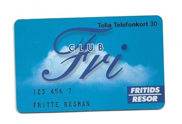 TARJETA TELEFONICA SUECIA 30 UNIDADES PUBLICIDAD 1995