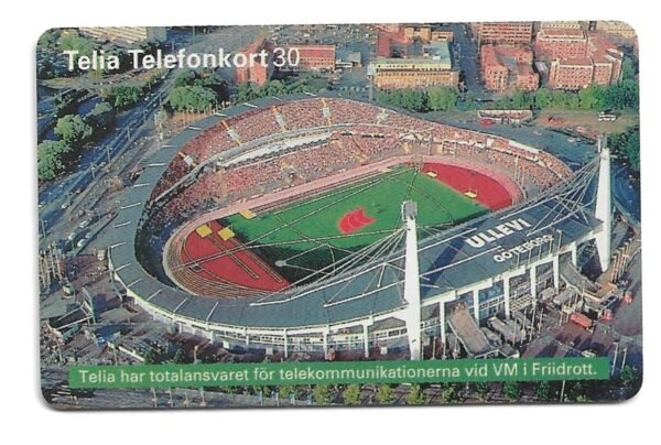 TARJETA TELEFONICA SUECIA 30 UNIDADES ESTADIO 1994