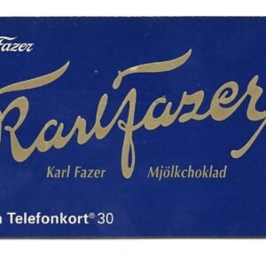 TARJETA TELEFONICA SUECIA 30 UNIDADES KARL FAZER 1994