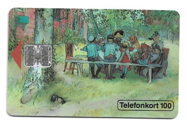 TARJETA TELEFONICA SUECIA 100 UNIDADES ARTE 1993