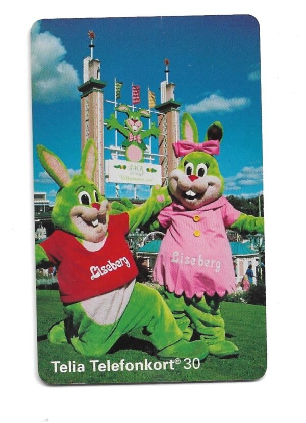 TARJETA TELEFONICA SUECIA 30 UNIDADES LISIBERG 1994