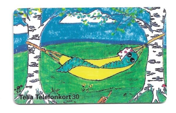 TARJETA TELEFONICA SUECIA 30 UNIDADES ARTE 1996