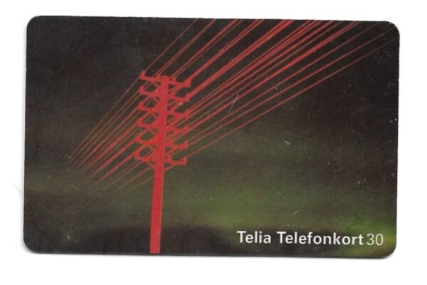 TARJETA TELEFONICA SUECIA 30 UNIDADES PUBLICIDAD 1995
