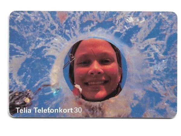TARJETA TELEFONICA SUECIA 30 UNIDADES PUBLICIDAD 1996
