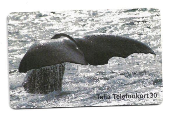 TARJETA TELEFONICA SUECIA 30 UNIDADES ANIMALES 1997