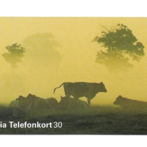 TARJETA TELEFONICA SUECIA 30 UNIDADES ANIMALES 1997