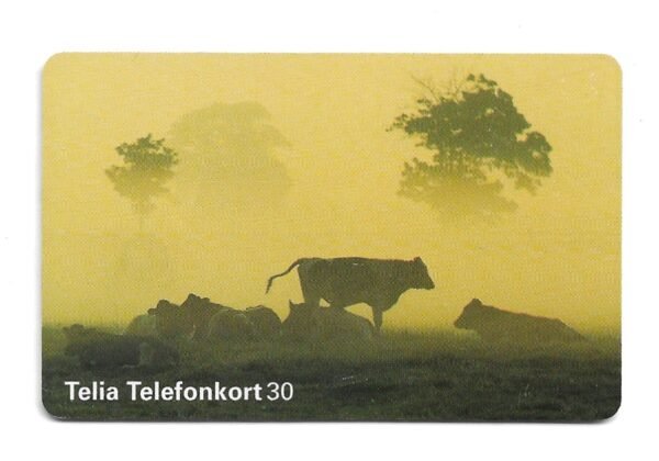 TARJETA TELEFONICA SUECIA 30 UNIDADES ANIMALES 1997