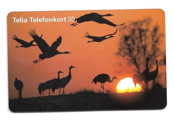 TARJETA TELEFONICA SUECIA 30 UNIDADES ANIMALES 1997