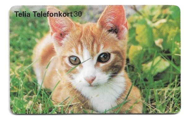 TARJETA TELEFONICA SUECIA 30 UNIDADES ANIMALES 1998