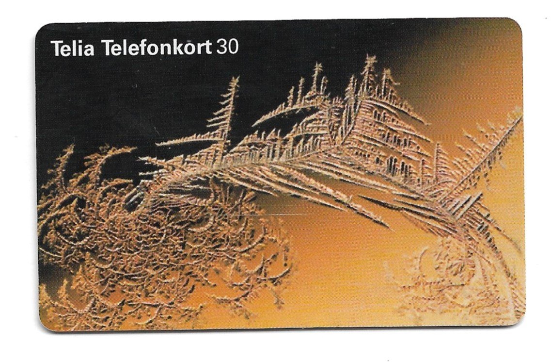 TARJETA TELEFONICA SUECIA 30 UNIDADES FLORA 1999