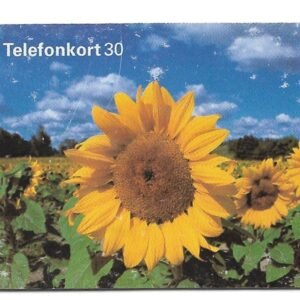 TARJETA TELEFONICA SUECIA 30 UNIDADES FLORA 1996