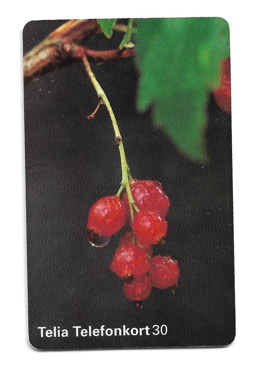 TARJETA TELEFONICA SUECIA 30 UNIDADES FLORA 1997