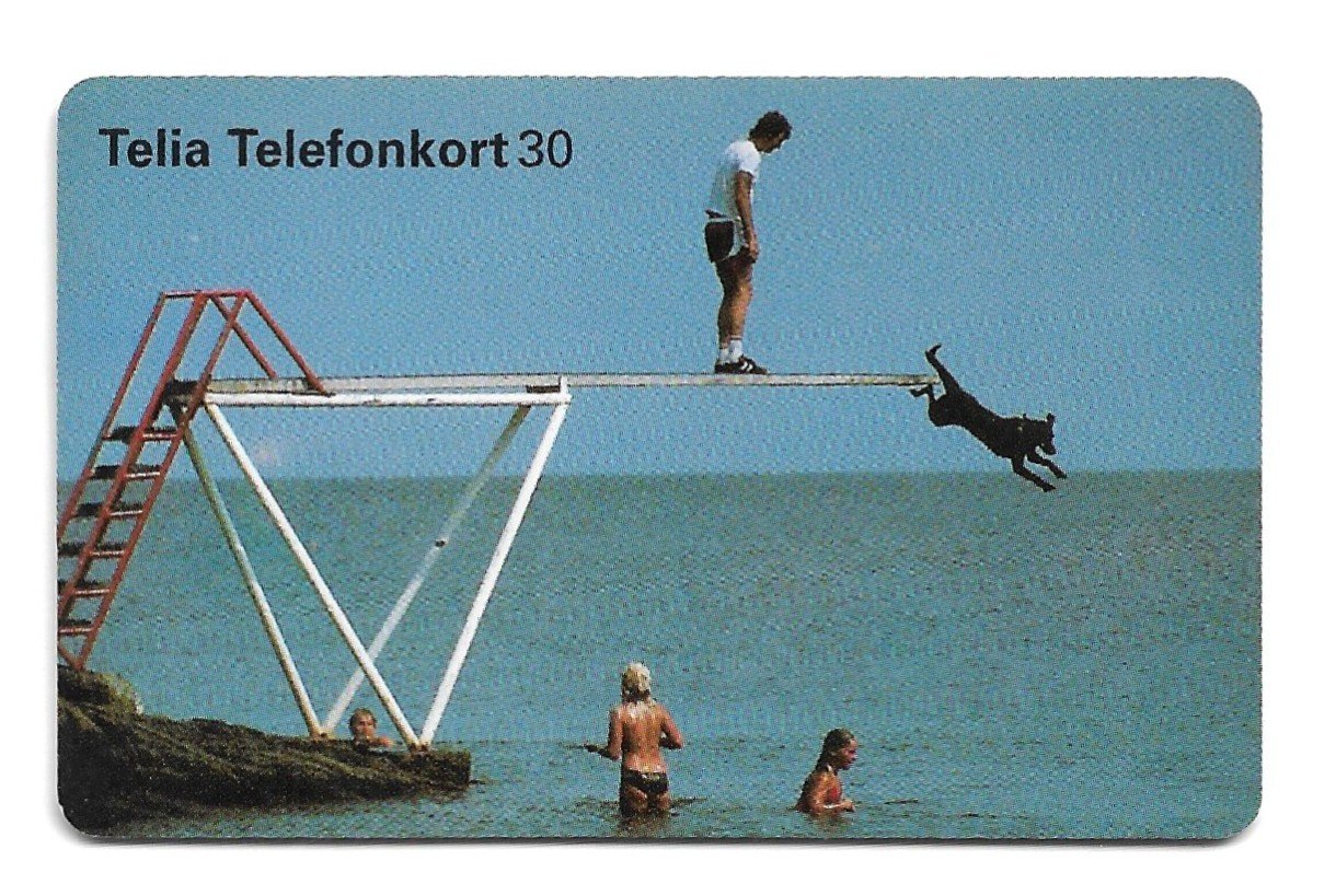 TARJETA TELEFONICA SUECIA 30 UNIDADES PUBLICIDAD 1997