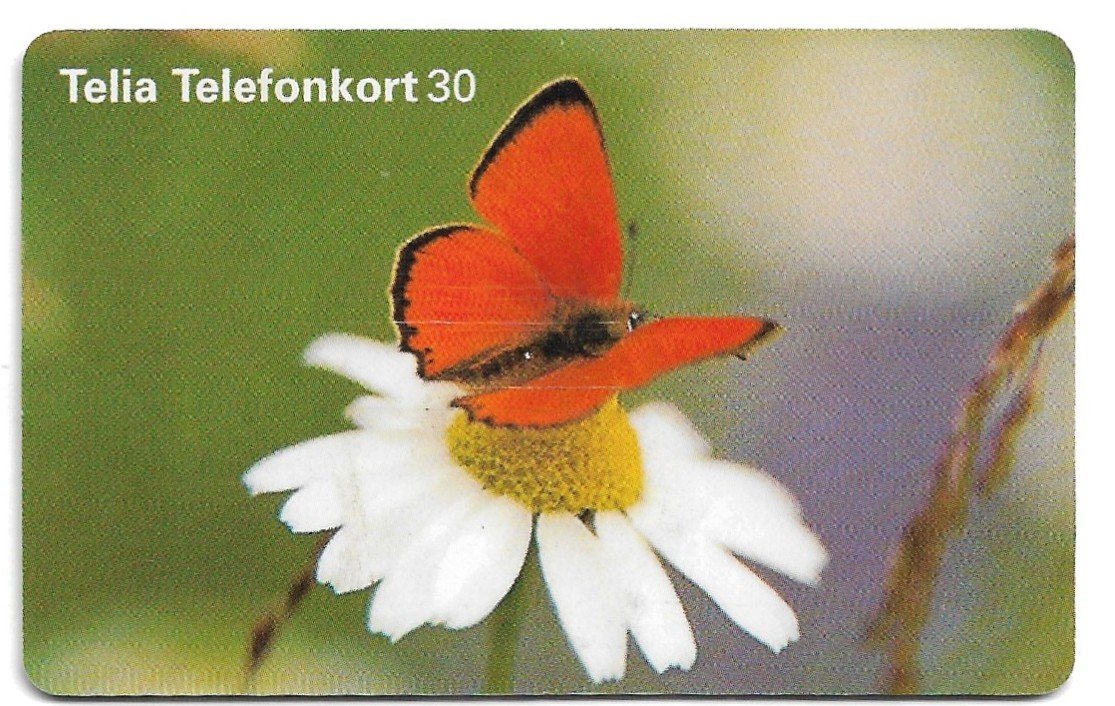 TARJETA TELEFONICA SUECIA 30 UNIDADES FAUNA 1999