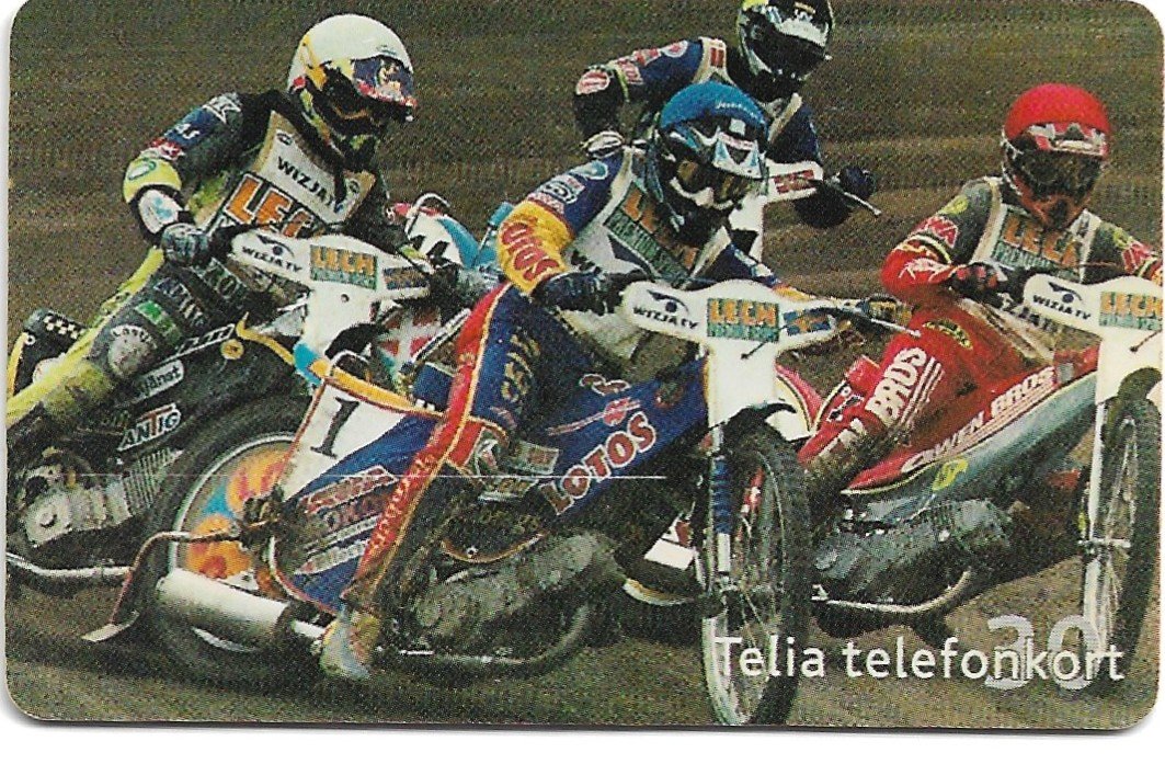 TARJETA TELEFONICA SUECIA 30 UNIDADES MOTOCICLISMO 2000