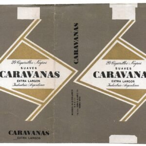MARQUILLA CARAVANS 20 CIGARRILLOS INDUSTRIA ARGENTINA SOFT