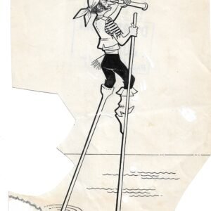 CARICATURA CHISTE ORIGINAL REVISTA DARTAGNAN