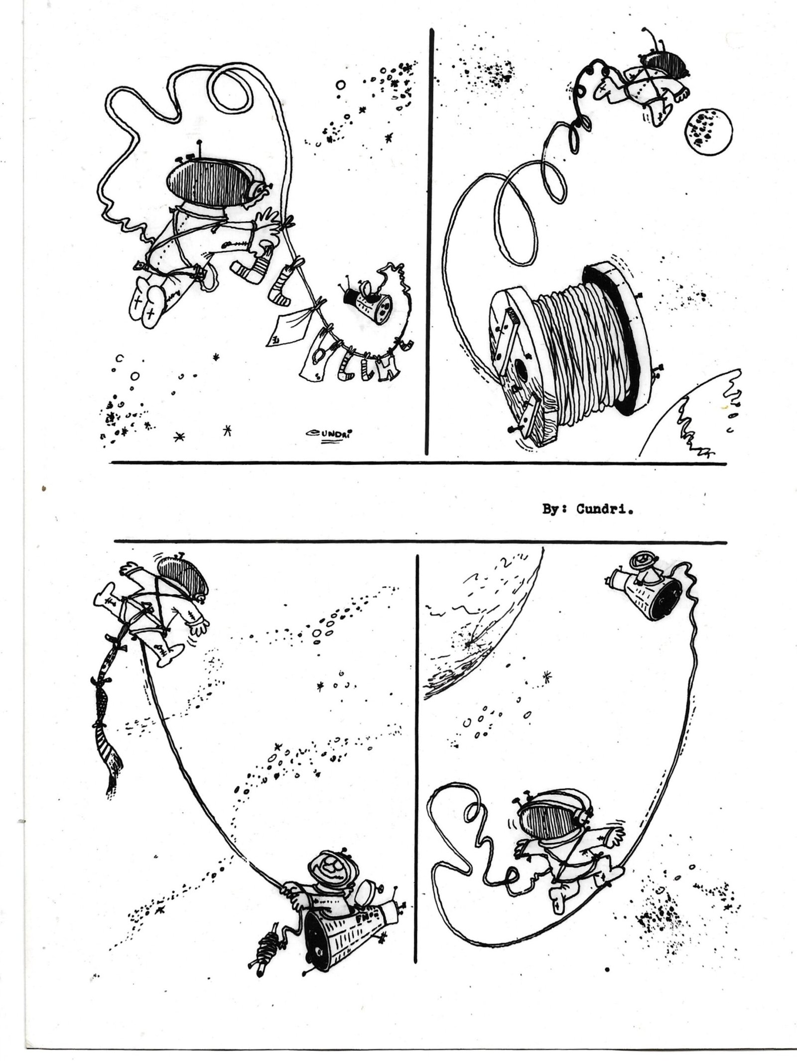 CARICATURA CHISTE ORIGINAL REVISTA