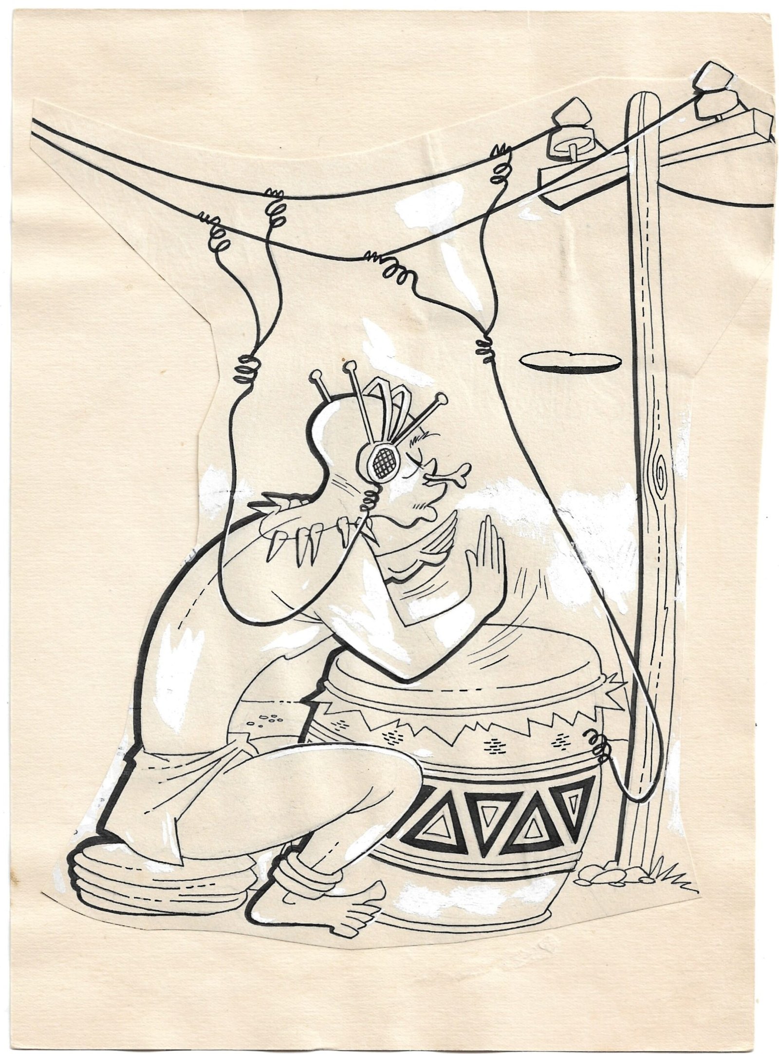 CARICATURA CHISTE ORIGINAL REVISTA