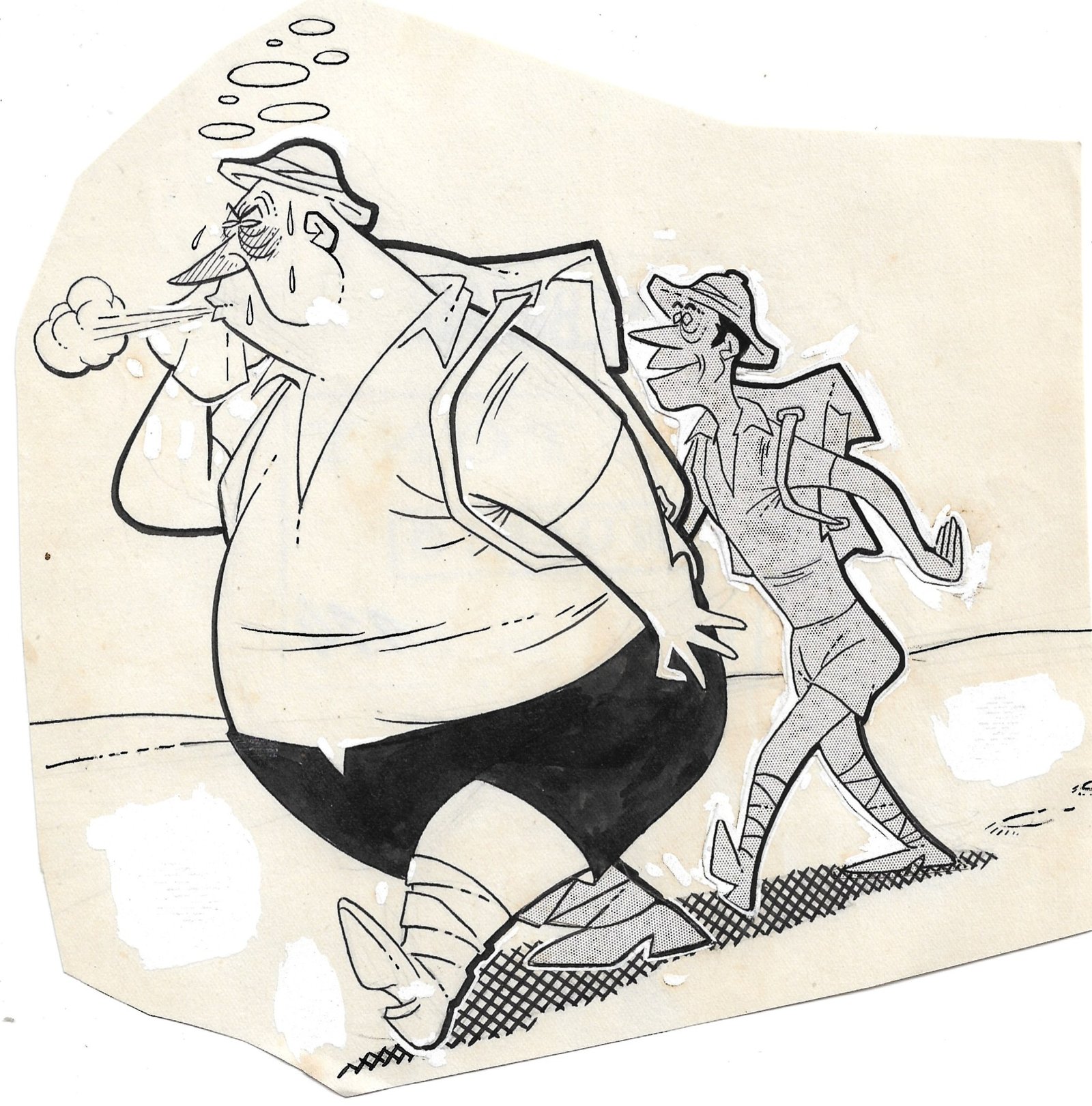 CARICATURA CHISTE ORIGINAL REVISTA EL TONY