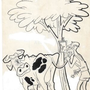 CARICATURA CHISTE ORIGINAL REVISTA FANTASIA