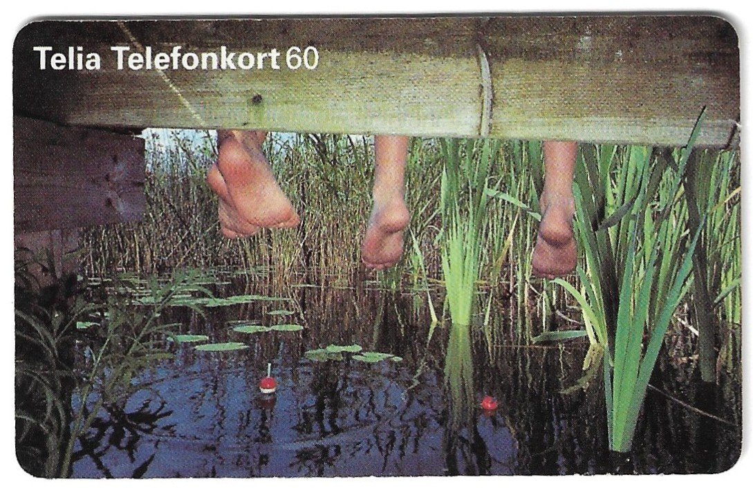 TARJETA TELEFONICA SUECIA 60 UNIDADES PUBLICIDAD 1995