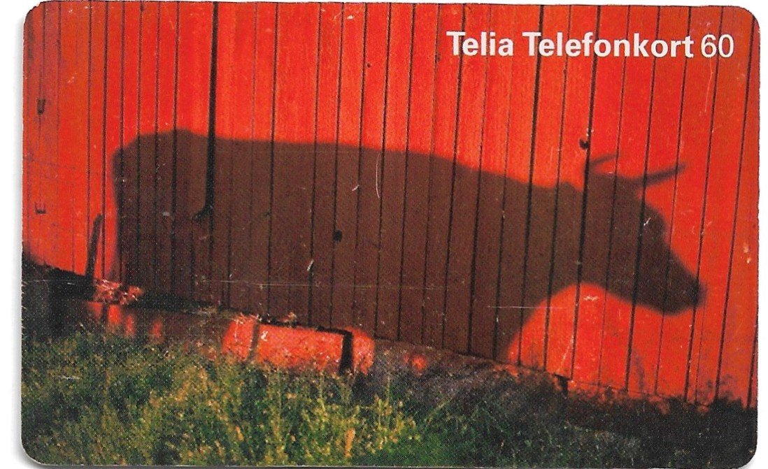 TARJETA TELEFONICA SUECIA 60 UNIDADES ANIMALES 1999
