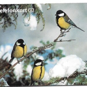 TARJETA TELEFONICA SUECIA 60 UNIDADES FAUNA 1998