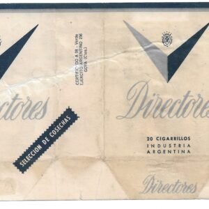 MARQUILLA DIRECTORES 20 CIGARRILLOS INDUSTRIA ARGENTINA SOFT