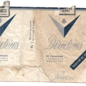MARQUILLA DIRECTORES 20 CIGARRILLOS INDUSTRIA ARGENTINA SOFT