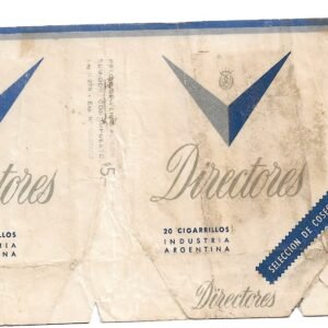 MARQUILLA DIRECTORES 20 CIGARRILLOS INDUSTRIA ARGENTINA SOFT