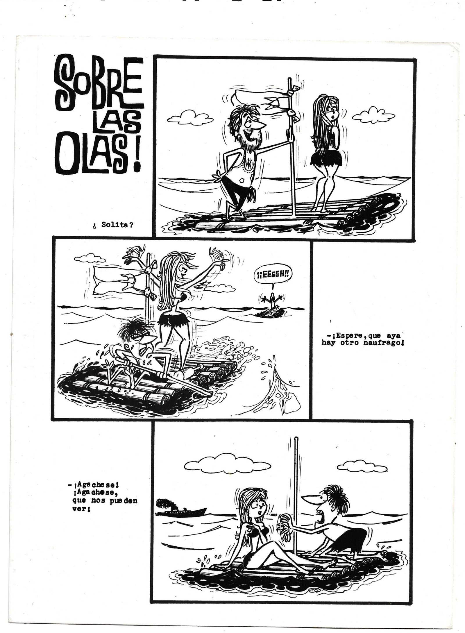 CARICATURA CHISTE ORIGINAL REVISTA