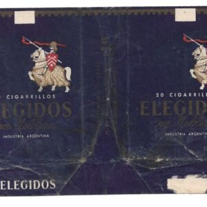 MARQUILLA ELEGIDOS 20 CIGARRILLOS INDUSTRIA ARGENTINA SOFT