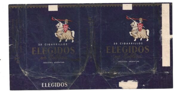 MARQUILLA ELEGIDOS 20 CIGARRILLOS INDUSTRIA ARGENTINA SOFT
