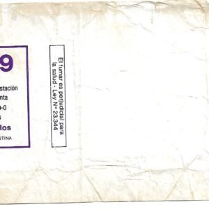 MARQUILLA F-29 20 CIGARRILLOS INDUSTRIA ARGENTINA SOFT