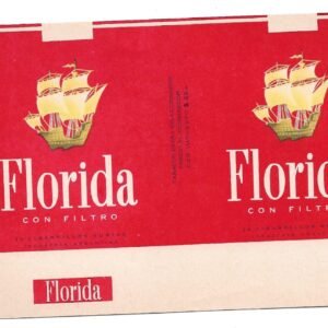 MARQUILLA FLORIDA 20 CIGARRILLOS INDUSTRIA ARGENTINA SOFT