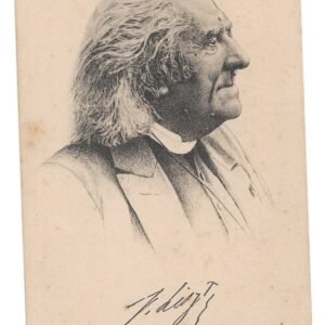 POSTAL MUSICO FRANZ VON LISZT