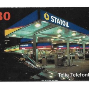 TARJETA TELEFONICA SUECIA 30 UNIDADES STATOIL 1995