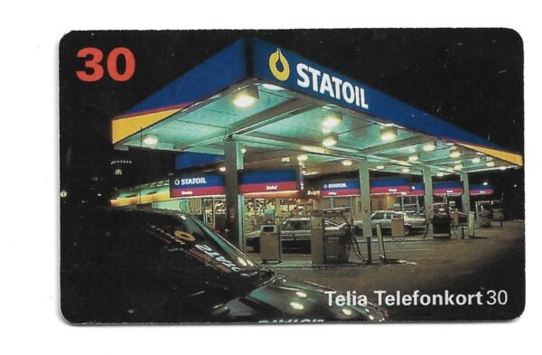 TARJETA TELEFONICA SUECIA 30 UNIDADES STATOIL 1995