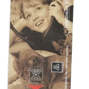 TARJETA TELEFONICA SUECIA 50 UNIDADES PUBLICIDAD 1992