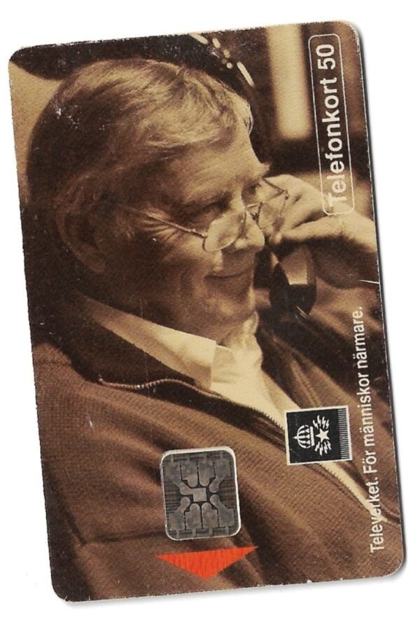 TARJETA TELEFONICA SUECIA 50 UNIDADES PUBLICIDAD 1992