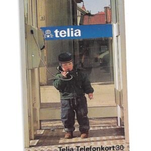 TARJETA TELEFONICA SUECIA 30 UNIDADES PUBLICIDAD 1995