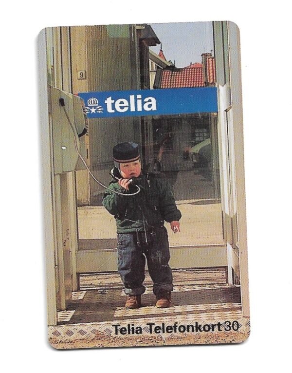TARJETA TELEFONICA SUECIA 30 UNIDADES PUBLICIDAD 1995