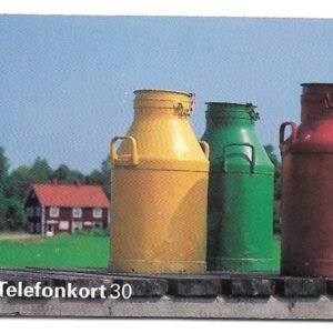 TARJETA TELEFONICA SUECIA 30 UNIDADES PUEBLO 1995