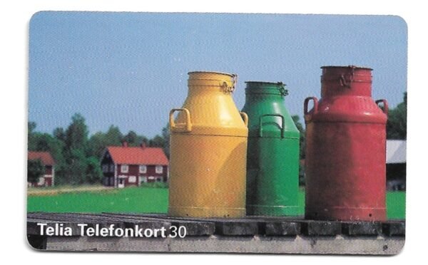 TARJETA TELEFONICA SUECIA 30 UNIDADES PUEBLO 1995