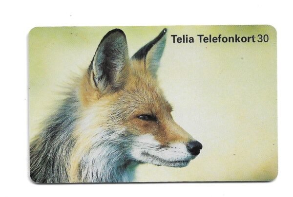TARJETA TELEFONICA SUECIA 30 UNIDADES ANIMALES 1997