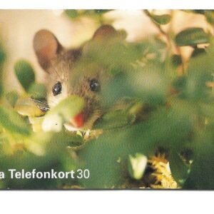 TARJETA TELEFONICA SUECIA 30 UNIDADES ANIMALES 1997
